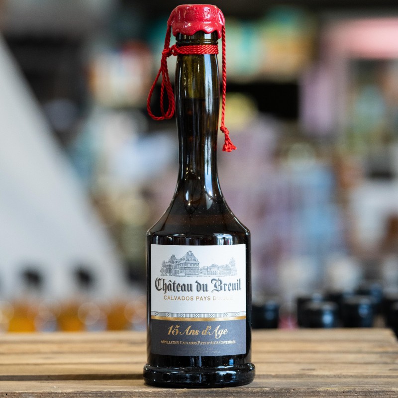 Calvados Château du breuil 15ans d'âge AOC Pays d'Auge 41% 35cl